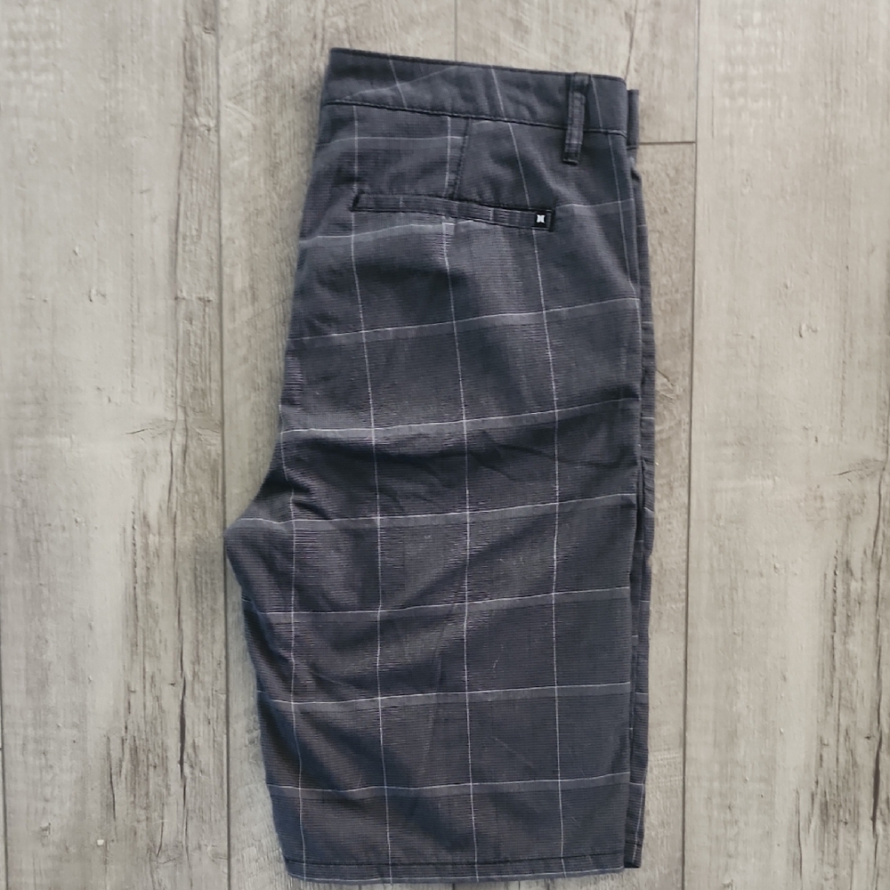 Hurley Gray Plaid Men's Pants
